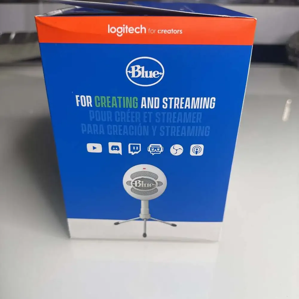 Logitech Blue Snowball iCE Plug 'N Play USB Microphone, White